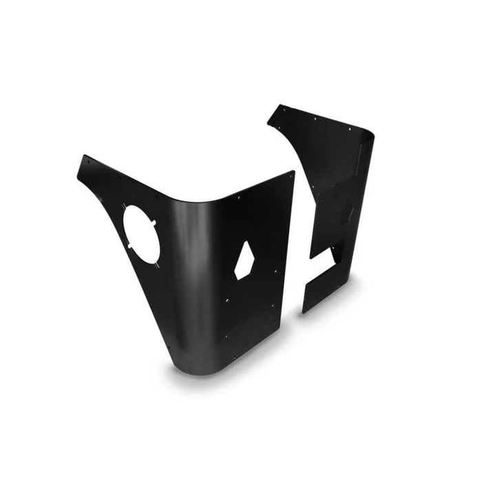 POISON SPYDER® - TJ Black Rear Trail Corners with Stock Taillights