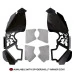 POISON SPYDER® - DeFender Black Front Vented Inner Fender Kit