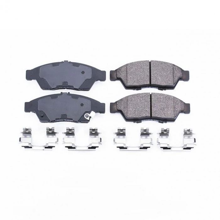 Power Stop® - Front Z17 Evolution Ceramic Brake Pads with Hardware