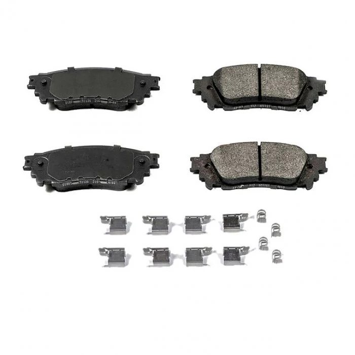 Power Stop® - Rear Z17 Evolution Ceramic Brake Pads with Hardware