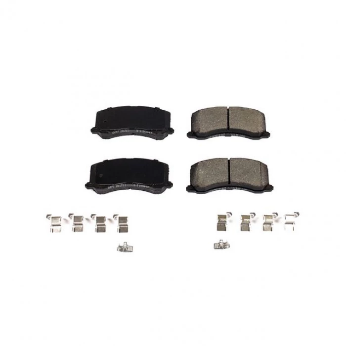 Power Stop® - Front Z17 Evolution Ceramic Brake Pads with Hardware