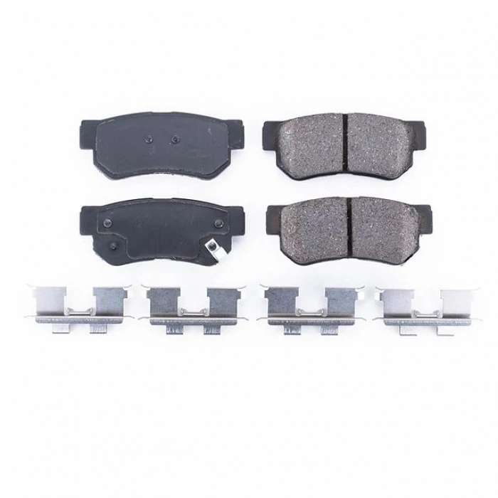 Power Stop® - Rear Z17 Evolution Ceramic Brake Pads with Hardware