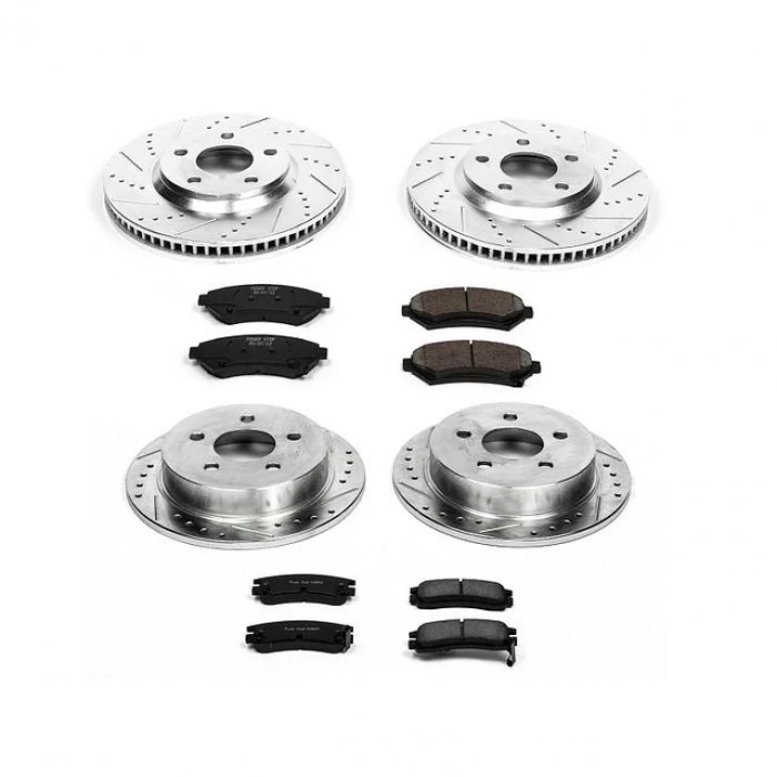 Power Stop® - Front and Rear Z23 Evolution Sport Brake Kit