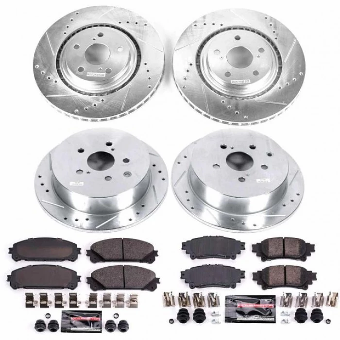 Power Stop® - Front and Rear Z23 Evolution Sport Brake Kit