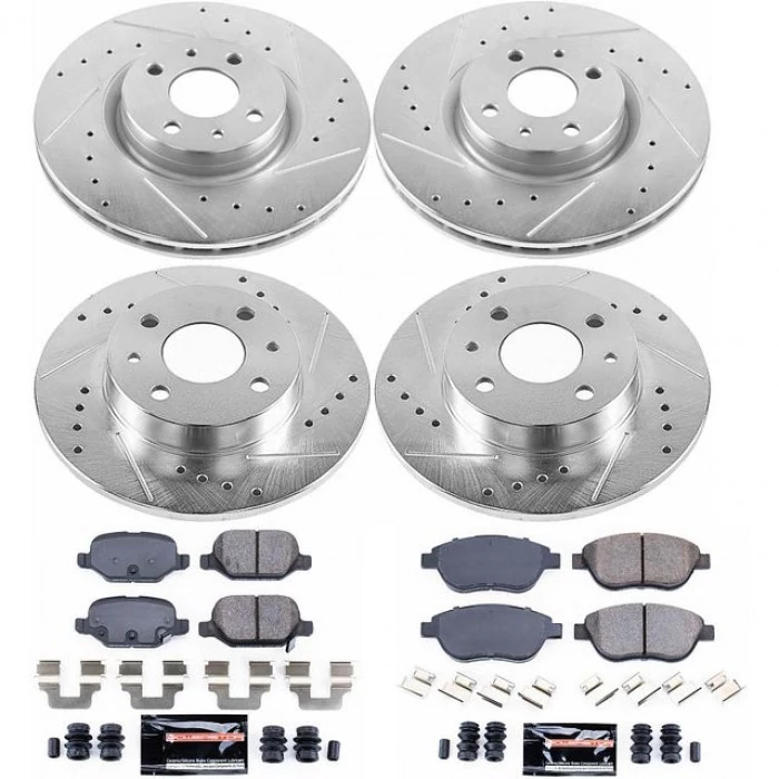 Power Stop® - Front and Rear Z23 Evolution Sport Brake Kit