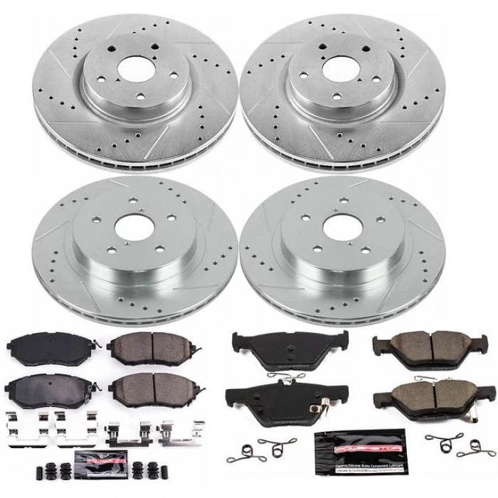 Power Stop® - Front and Rear Z23 Evolution Sport Brake Kit