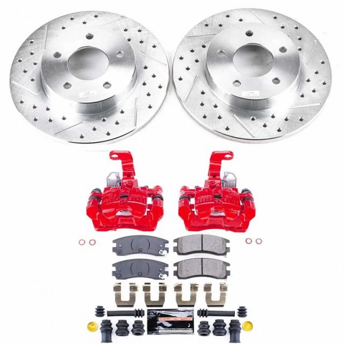 Power Stop® - Rear Z23 Evolution Sport Brake Kit with Calipers