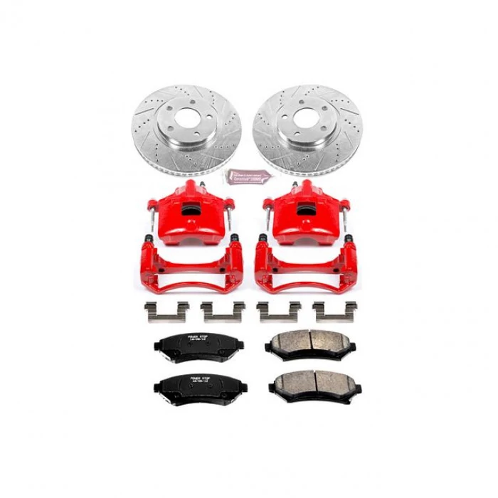 Power Stop® - Front Z23 Evolution Sport Brake Kit with Calipers