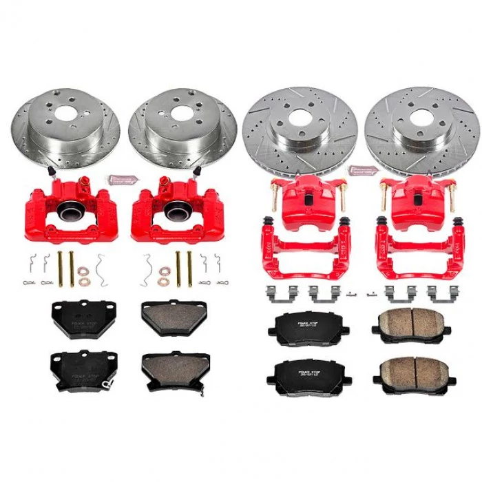 Power Stop® - Front and Rear Z23 Evolution Sport Brake Kit with Calipers