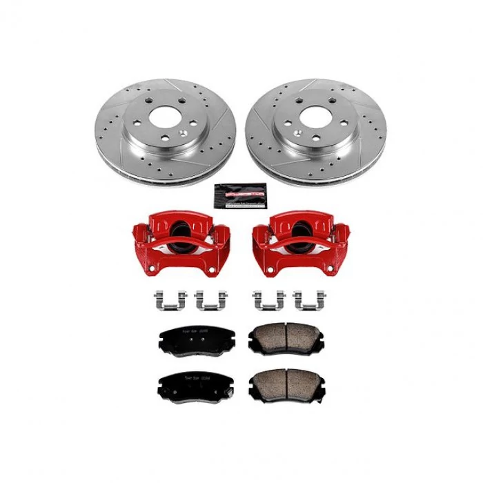 Power Stop® - Front Z23 Evolution Sport Brake Kit with Calipers