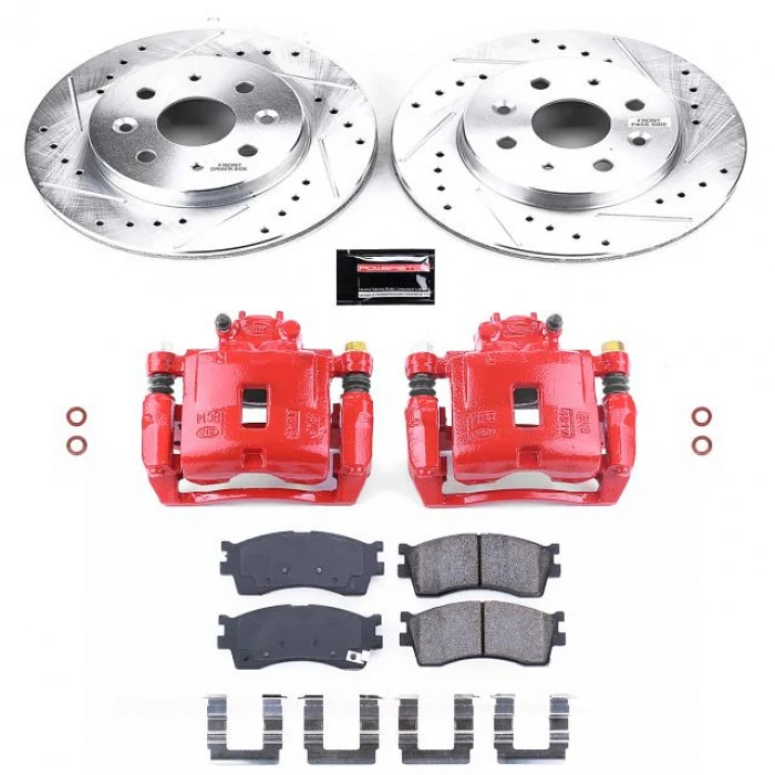 Power Stop® - Front Z23 Evolution Sport Brake Kit with Calipers