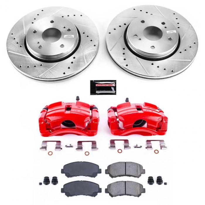Power Stop® - Front Z23 Evolution Sport Brake Kit with Calipers