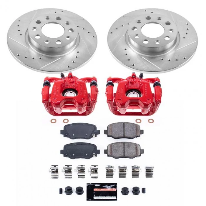 Power Stop® - Rear Z23 Evolution Sport Brake Kit with Calipers