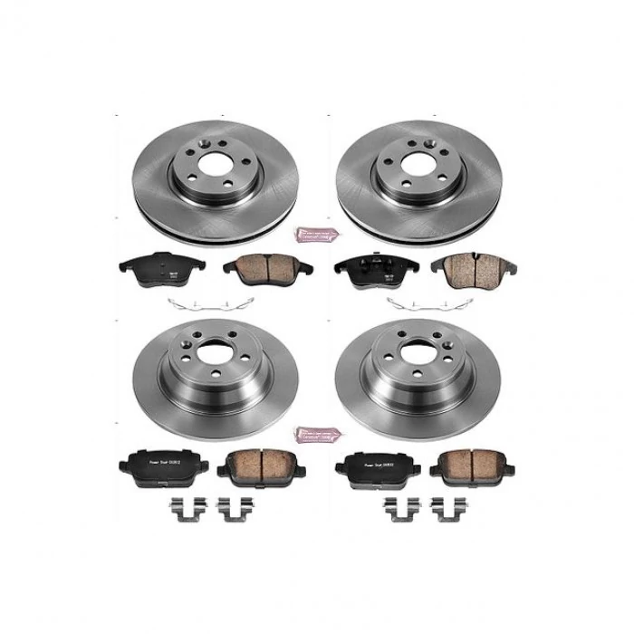 Power Stop® - Front and Rear Z17 Autospecialty Brake Kit