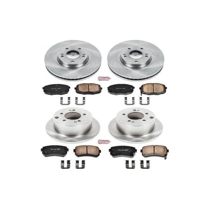 Power Stop® - Front and Rear Z17 Autospecialty Brake Kit