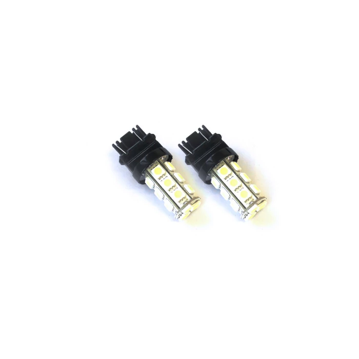 Race Sport® - 3157 5050 Pair White LED 18 Chip Bulbs
