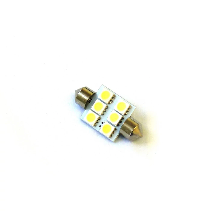 Race Sport® - 36mm 5050 White LED 6 Chip Bulbs