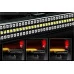 Race Sport® - 48" Triple Row LED Truck Tailgate Light Bar 5-function 3-Color IP68