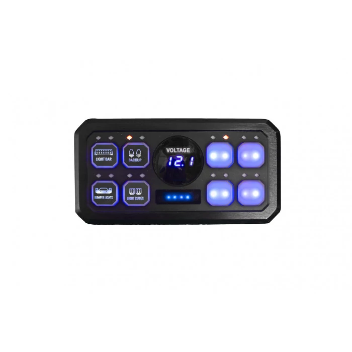 Race Sport® - 8-Button Auxiliary Light Universal Switch Panel with SLIM Touch Control Box