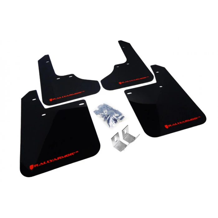 Rally Armor® - UR Series Red Mud Flaps with Red Logo