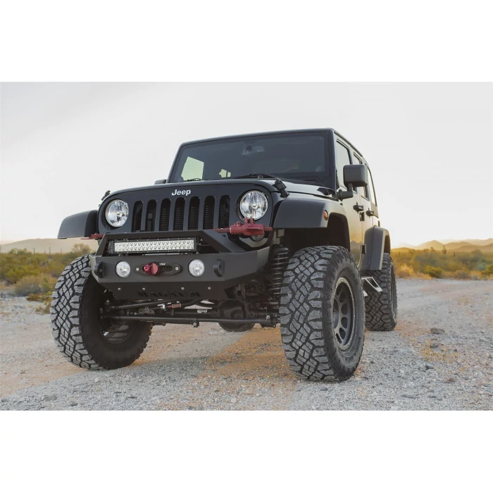 Raptor Series® - Black Textured Front Winch Bumper