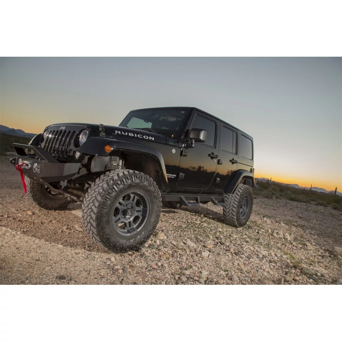 Raptor Series® - Black Textured Front Winch Bumper