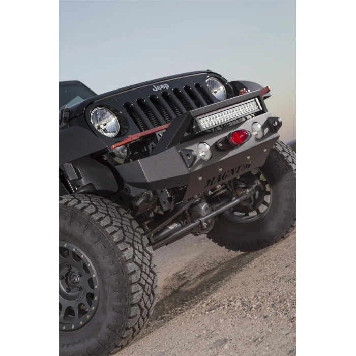 Raptor Series® - Black Textured Front Winch Bumper