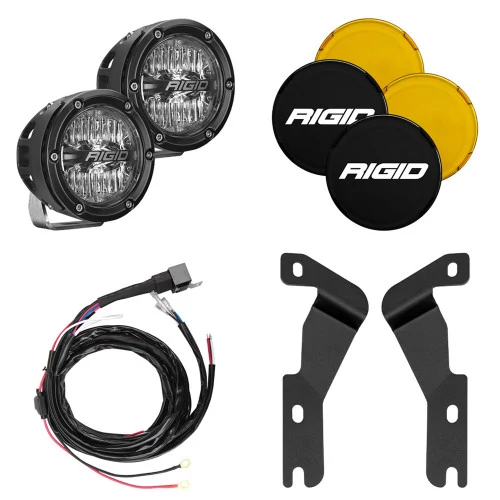 Rigid Industries® - A-Pillar Light Kit with 4 Inch 360-Series Lights