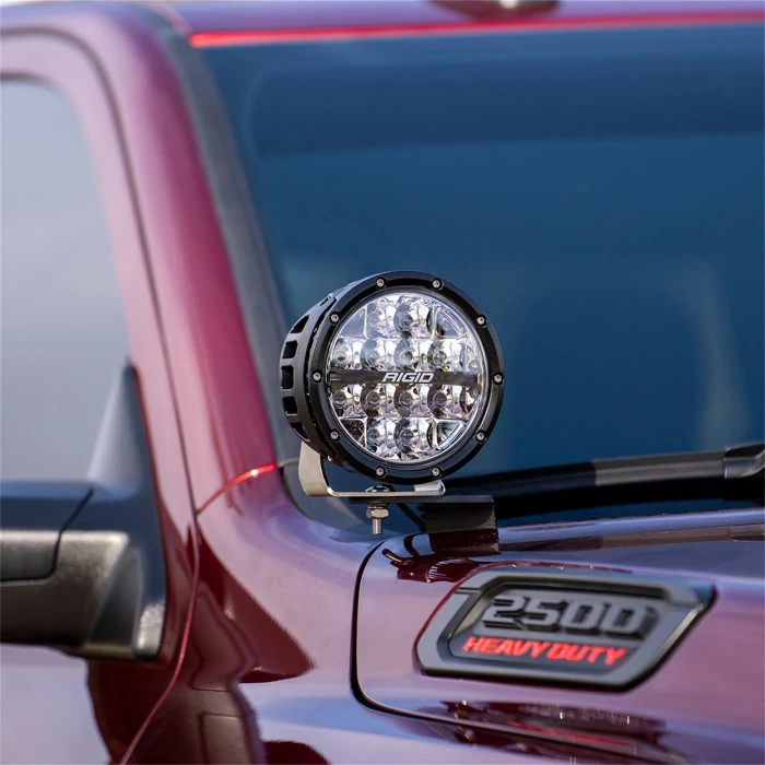 Rigid Industries® - A-Pillar Light Mount Kit with 6 inch 360-Series LED Light