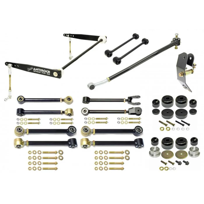 Rock Jock® - Johnny Joint 4" Suspension System with Antirock Sway Bar without Shocks or Springs