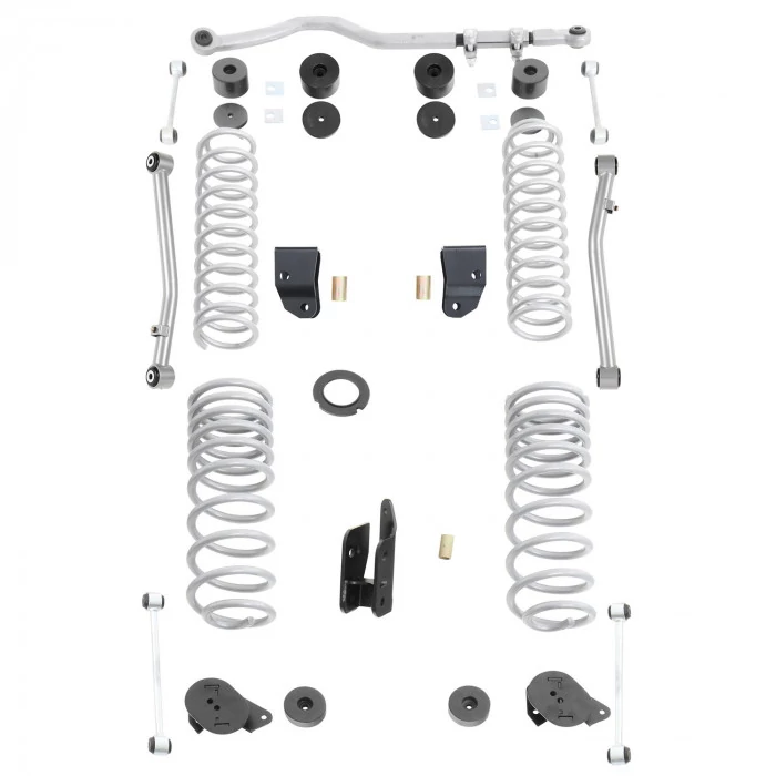Rubicon Express® - 2.5/3.5" Standard Arm Suspension Lift Kit with Shock Extensions