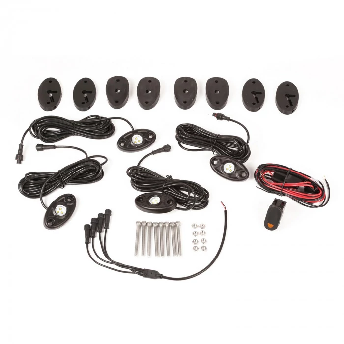 Rugged Ridge® - LED Off-Road Rock Light Kit with Harness