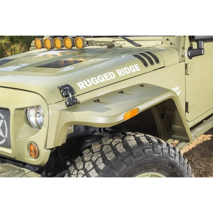 Rugged Ridge® - Right Hand Drive Hurricane Fender Flare Kit