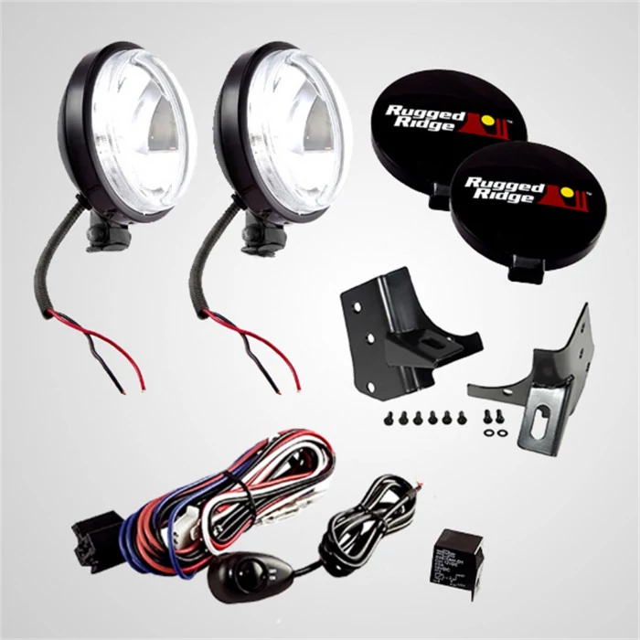 Rugged Ridge® - Windshield Light Mount Kit