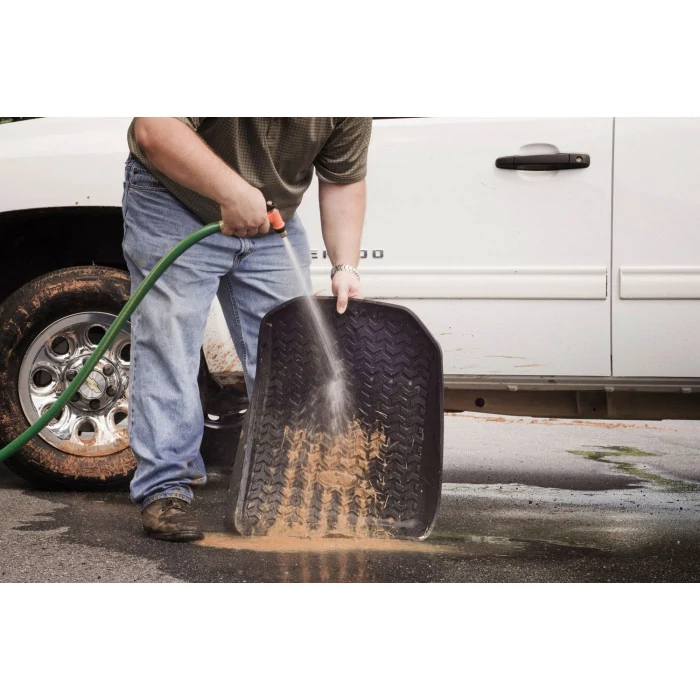 Rugged Ridge® - Front Black Floor Mats