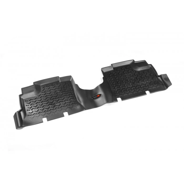 Rugged Ridge® - Front and Rear Black Floor Mats