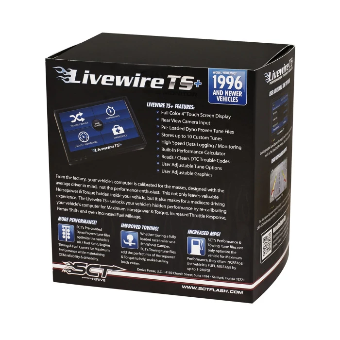 SCT Performance® - LiveWire TS+ Performance Programmer And Monitor