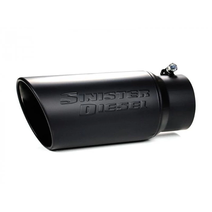 Sinister Diesel® - Black Ceramic Coated Stainless Steel Exhaust Tip 4" to 6"