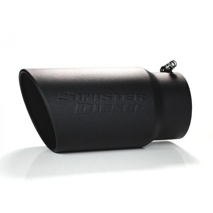 Sinister Diesel® - Black Ceramic Coated Stainless Steel Exhaust Tip 5" to 6"