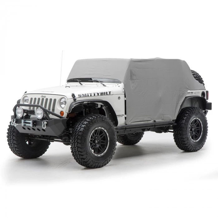 Smittybilt® - Gray Water-Resistant Cab Cover with Door Flap for 4 Doors Models