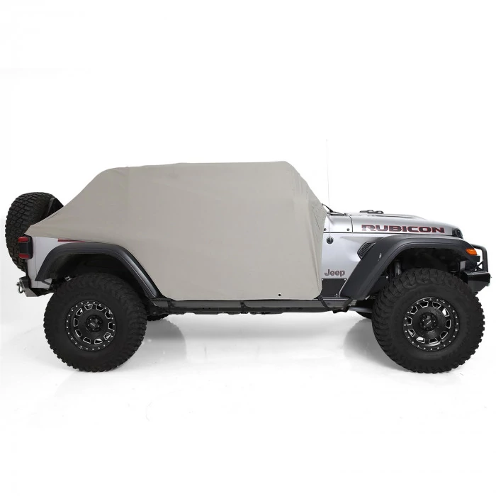 Smittybilt® - Gray Water-Resistant Cab Cover with Door Flaps