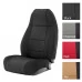 Smittybilt® - Front and Rear Black Neoprene Seat Cover Set