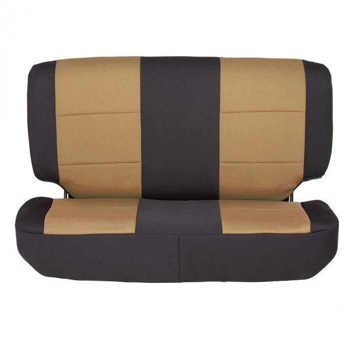 Smittybilt® - Front and Rear Tan Neoprene Seat Cover Set