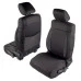 Smittybilt® - Front and Rear Black Neoprene Seat Cover Set for 4 Doors Models