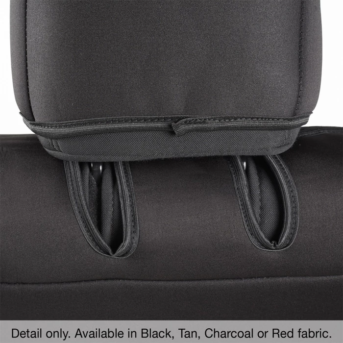 Smittybilt® - Front and Rear Black Neoprene Seat Cover Set for 4 Doors Models