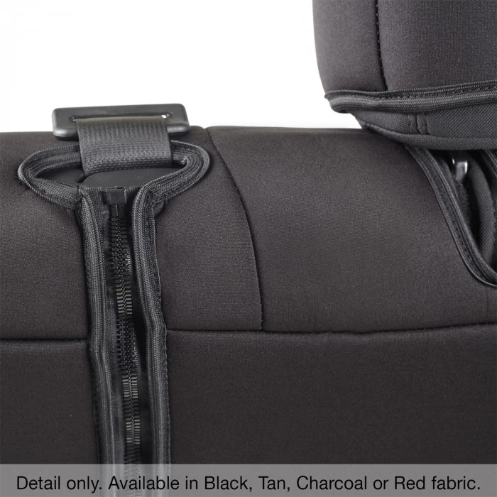 Smittybilt® - Front and Rear Black Neoprene Seat Cover Set for 4 Doors Models