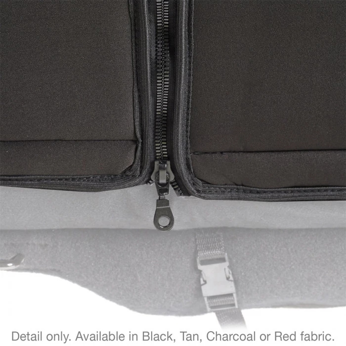 Smittybilt® - Front and Rear Black Neoprene Seat Cover Set for 4 Doors Models