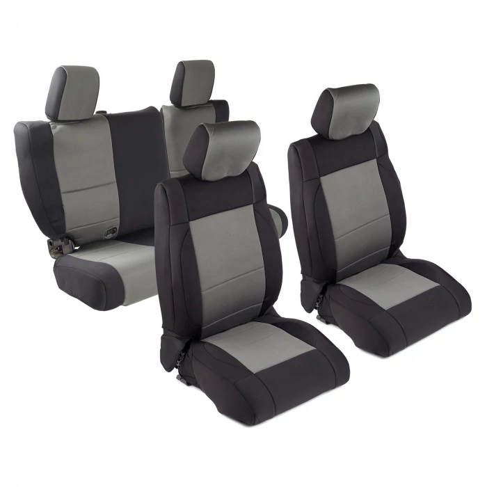 Smittybilt® - Front and Rear Neoprene Seat Cover Set
