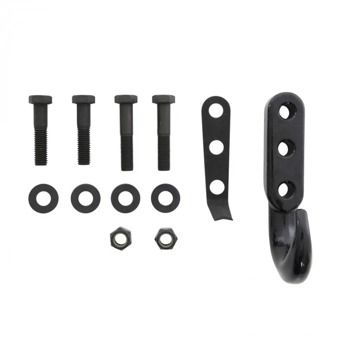 Smittybilt® - Black Tow Hook Kit