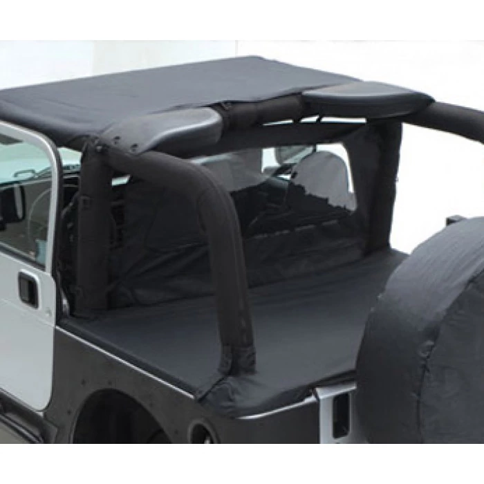 Smittybilt® - Khaki Diamond Tonneau Cover for OEM Soft Top with Channel Mount